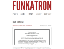 Tablet Screenshot of funkatron.com